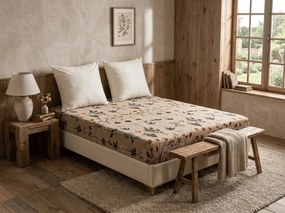 Mikroplüss lepedő HERBAR 200x200 cm bézs