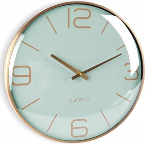Dekoratív Falióra Falra Akasztható Menta Arany 30 cm