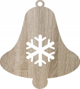 Karácsonyi gömbök karácsonyfadísz fa csengő 5db