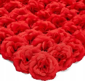 50 db piros rózsa 8 cm művirág dekoráció virágdoboz esküvő