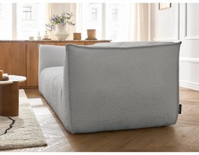 Világosszürke buklé kanapé 242 cm Giorgia – Bobochic Paris