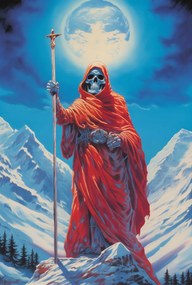 Poszter 68x101cm A hegyi hold őrzője