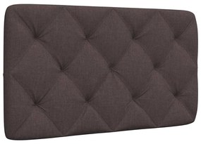 sötétbarna szövet fejtámla párna 90 cm