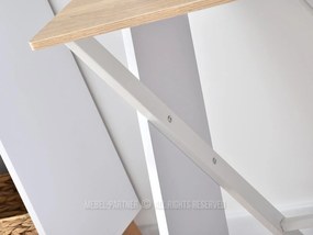 PC asztal Aspart (tölgy + fehér). 1109726