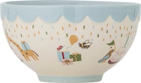 Világoskék-krémszínű kőedény gyerek tálka ø 13,5 cm Celebrate – Bloomingville Mini