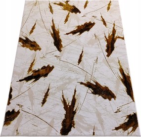 Szőnyeg 150x300 Bézs Arany Modern Nappali Hálószoba Puha