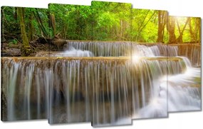 Festmények 100x60 Ázsiai tájkép Vízesés