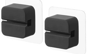 Fekete szilikon multifunkciós tartó szett 2 db-os Film Hook – YAMAZAKI