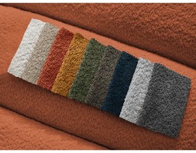 Terrakotta színű buklé lábtartó Annecy – Bobochic Paris