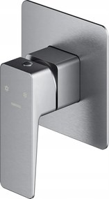 Falsík Alatti Zuhany Csaptelep Szögletes Szálcsiszolt Nikkel Omnires