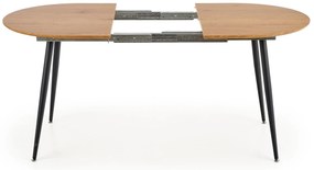 ZENITH kihúzható étkezőasztal tölgy dekorral 120(160)x80