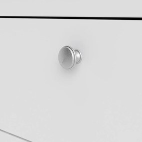 Fehér alacsony komód 82x80 cm Madrid – Tvilum