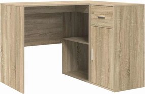 vidaXL Sarokíróasztal fiókkal Sonoma tölgy 102 x 88 x 75 cm