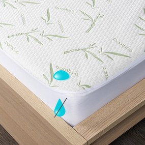 4Home Bamboo körgumis vízhatlan matracvédő, 200 x 200 cm + 30 cm, 200 x 200 cm