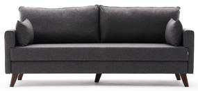 Antracitszürke kinyitható kanapé 208 cm Bella – Balcab Home