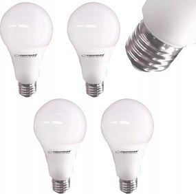 4x Izzók Led Izzó A60 E27 5W 470lm 3000K Szín Fehér Meleg Szög 270°