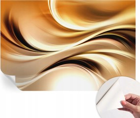 Öntapadós Dekoratív Fotótapéta Hálószobába Folyékony vonalak 104x70 cm