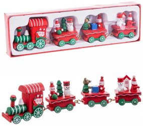 Fa karácsonyi figura (magasság 7,5 cm) Locomotive – Casa Selección