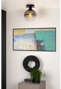 Lucide 74114/01/30 - Mennyezeti lámpa MARIUS 1xE27/40W/230V fekete