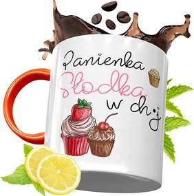 Narancssárga Bögre Lányoknak Ajándékba, fényképes nyomattal