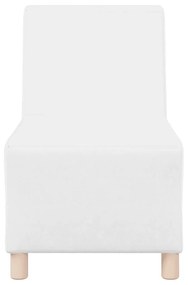 fehér műbőr fotel 55 cm