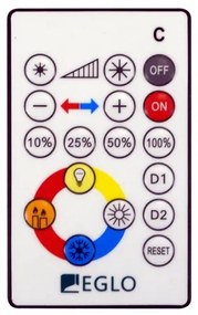 Eglo 95974 - VOLTAGO 2 LED 14W 230V dimmelhető mennyezeti lámpa