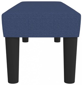 vidaXL kék szövet pad 100 x 30 x 30 cm
