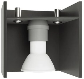 Csillár zsinóron QUAD 1 1xGU10/40W/230V fekete