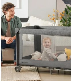 KINDERKRAFT - Utazó kiságy JOY 2 szürke