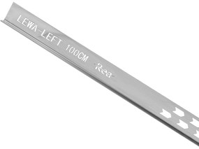 Lejtéskialakító szegély épített zuhanyhoz 100cm Brush nickel