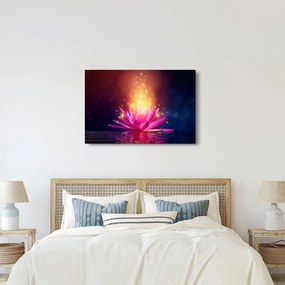 Tavirózsa a vízen képe (90x60 cm)