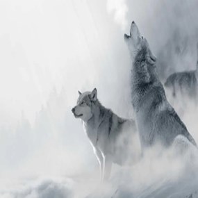Gario Paraván Állatok télen Méret: 180 x 170 cm, Kivitelezés: Klasszikus paraván