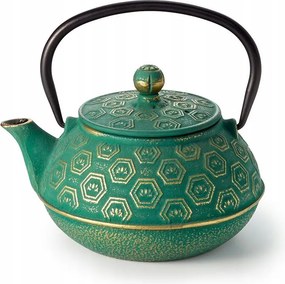 Öntöttvas vízforraló "Hebei" 800 ml Green-Golden