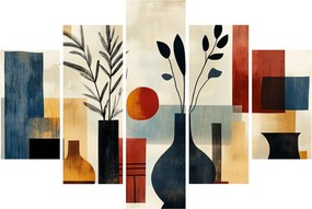 Kép - Kubista vázák (150x105 cm)