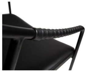 Boto fekete bőrutánzat étkezőszék - DAN-FORM Denmark