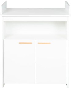 Fehér gyerek komód pelenkázó feltéttel 88x98x75 cm Anton – Roba