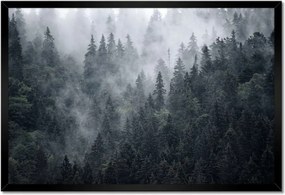 Poszterek keretben 60x40 Ködös hegyi táj