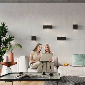 Sollux SL.0872 - Fali lámpa LEO 1xE27/60W/230V fekete