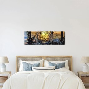 A víz képe (órával) (90x30 cm)