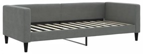 sötétszürke kihúzható szövetheverő fiókokkal 100 x 200 cm