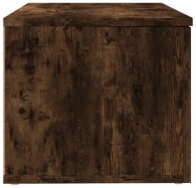füstös tölgy színű szerelt fa TV-szekrény 80 x 34 x 30 cm