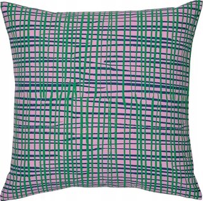 Ikea Hamnkrassing párnahuzat Rózsaszín/kék mintás 50x50cm