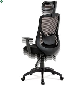 Fekete Hálós Irodai Szék, Szinkron Mechanikával. KA-A186 BK