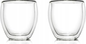 Lux Duplafalú Pohár Felfújható Üveg 100ml 2db Espresso Creano