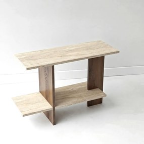 Essenziale - Travertine, Walnut