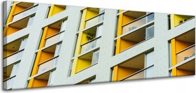 Vászonkép Blokk Lakás Épület Városépítészet 120x40