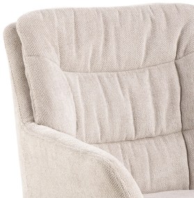MAZZONI EXPORT ARTHUR Beige (Caso 3 szövet) - MODERN KÁRPITOZOTT FORGÓSZÉK NAPPALIBA/ÉTKEZŐBE/LOFT IRODÁBA