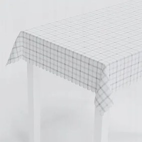 Abrosz 110x160 Vízálló Kockás Minta Szürke