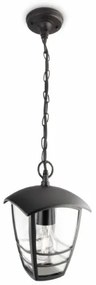 Philips 15386/30/16 - Függeszték MYGARDEN CREEK 1xE27/60W/230V fekete