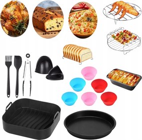 16DB-OS Akcesoria Szett Air Fryer Olajsütőhöz Új 2026